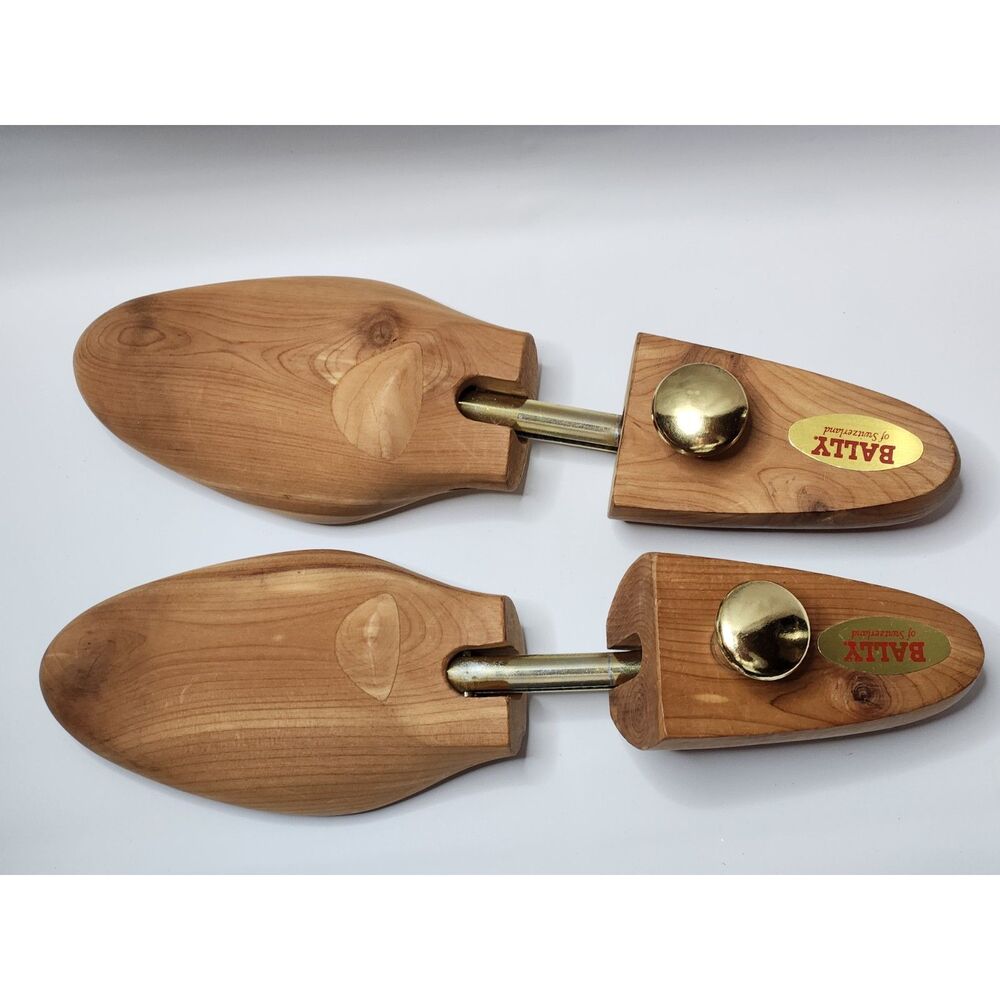 BALLY of Switzerland Wooden Shoe Trees Medium Size M